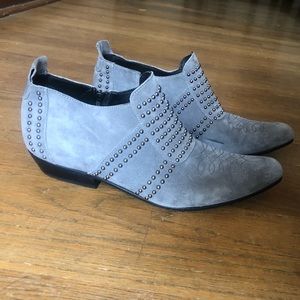 Anine Bing  Low Charlie Boot S39 -Grey Suade